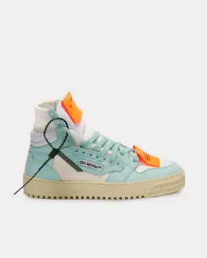 3.0 Off Court Leather White / Mint High Top Sneakers