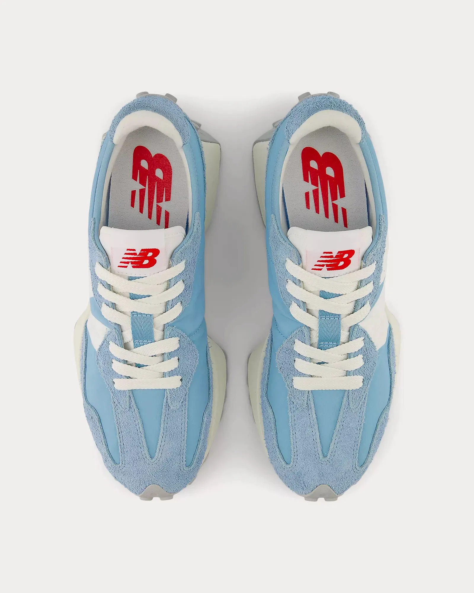 327 Chrome Blue / Light Chrome Blue Low Top Sneakers