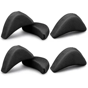 5 Pairs Toe Filler Inserts Soft Large Toe Post Adjustable Shoe Filler Breathable Forefoot Pad Shoe Filler Unisex Shoe Pad Sponge Foot Brace Pad for Women Girls High Heel (Black) Black