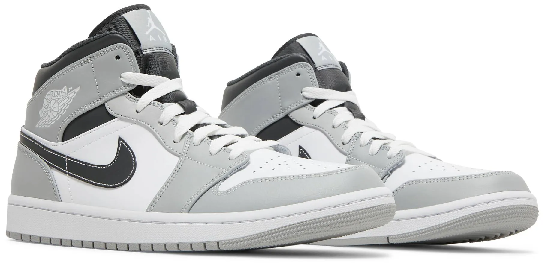 Air Jordan 1 Mid 'Light Smoke Grey / Anthracite'