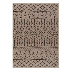 Aude Farmhouse Tribal Easy Jute Beige Rug