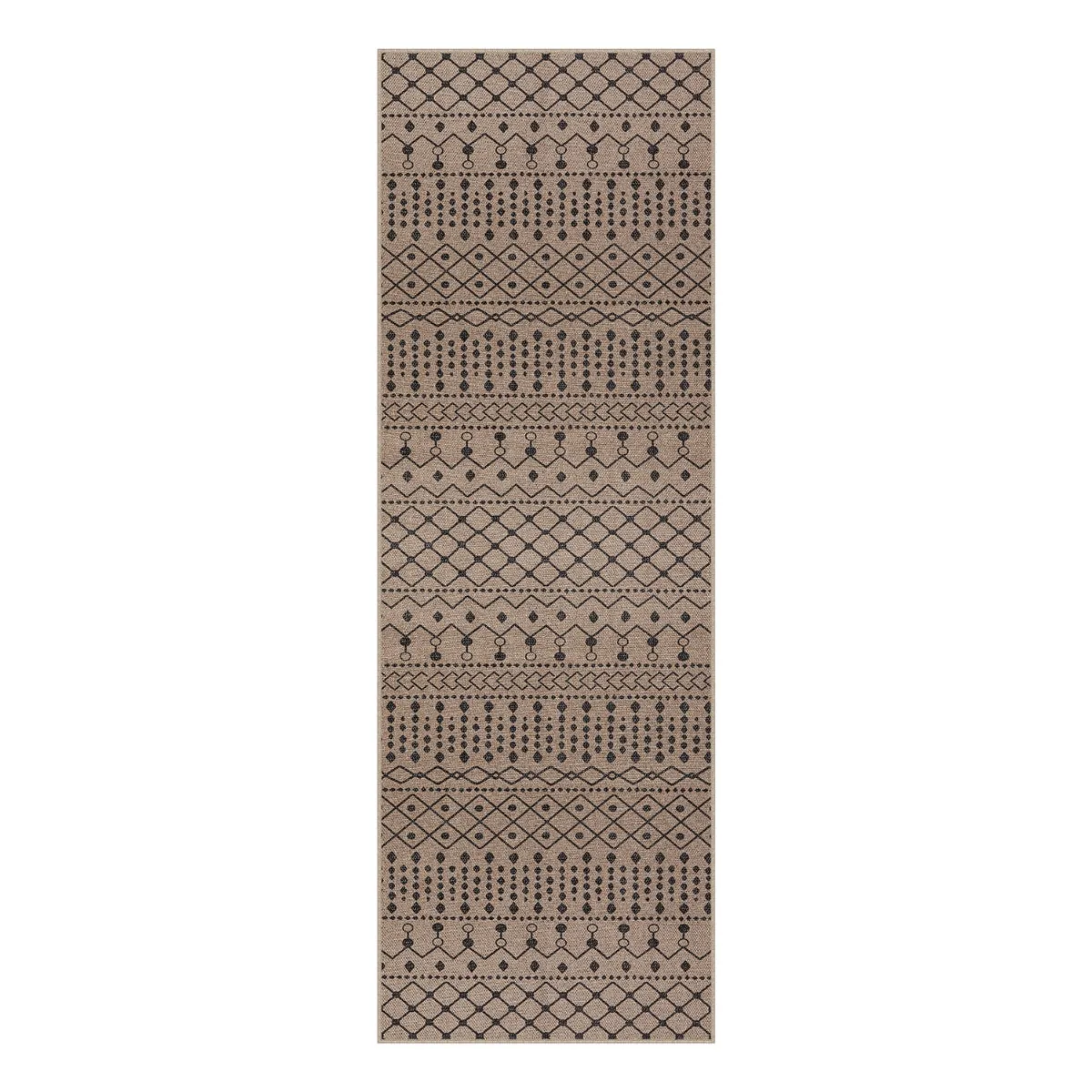 Aude Farmhouse Tribal Easy Jute Beige Rug