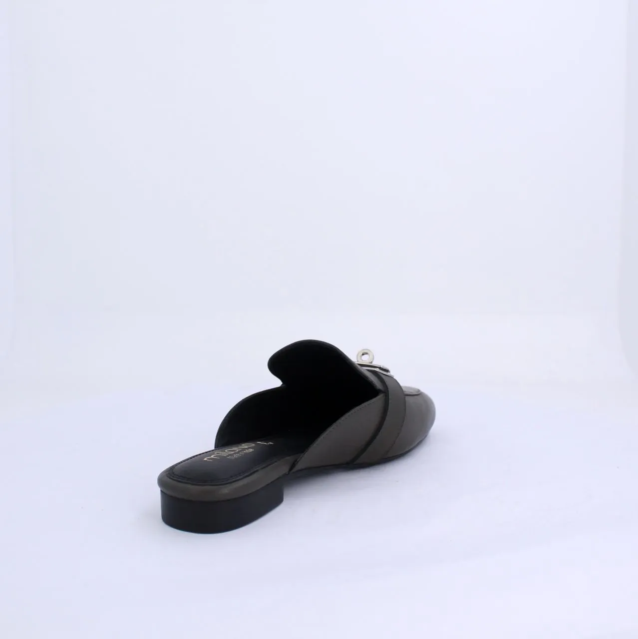 AZEAA MULE LEATHER - KHAKI
