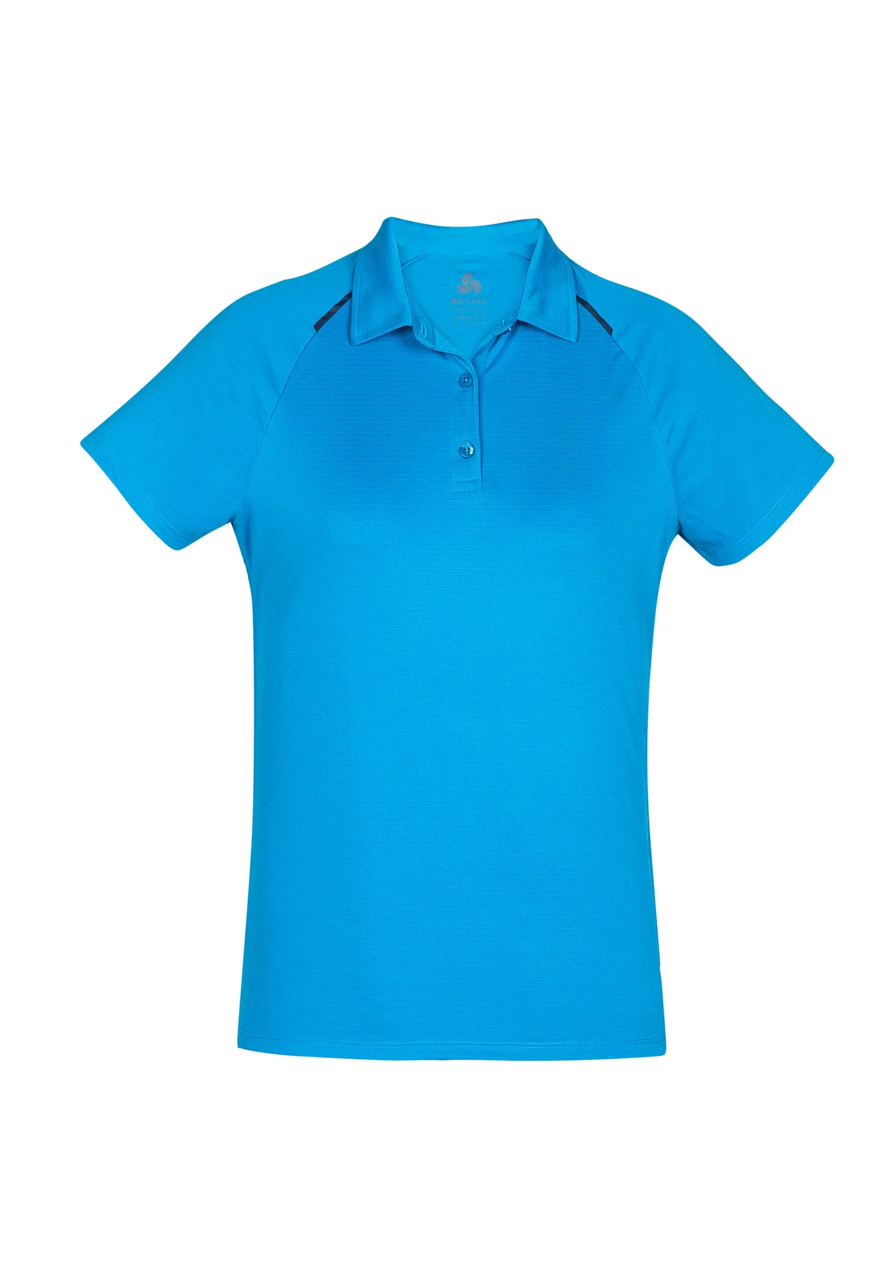 Biz Collection P012LS Ladies Academy Contrast S/S Polo