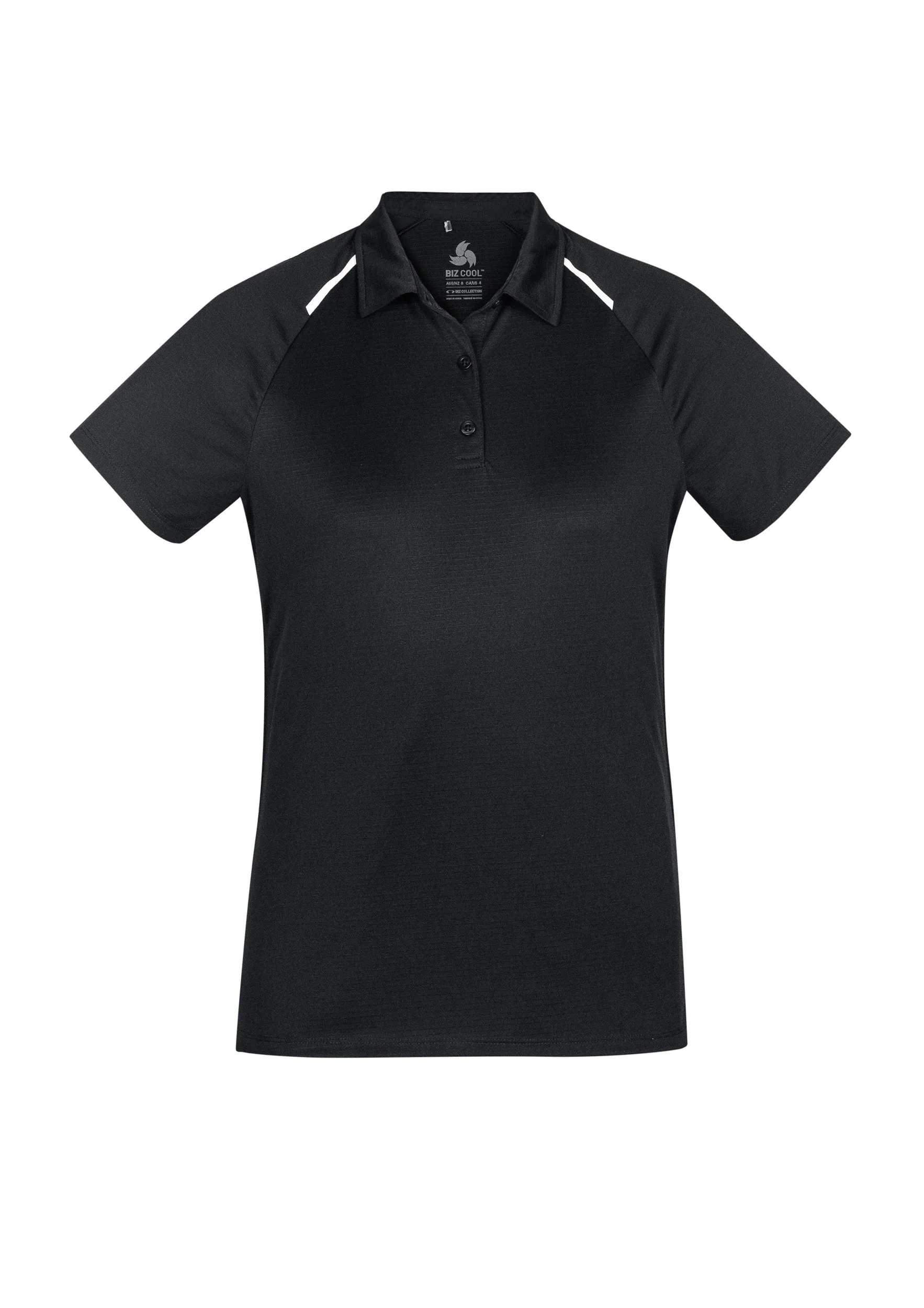 Biz Collection P012LS Ladies Academy Contrast S/S Polo
