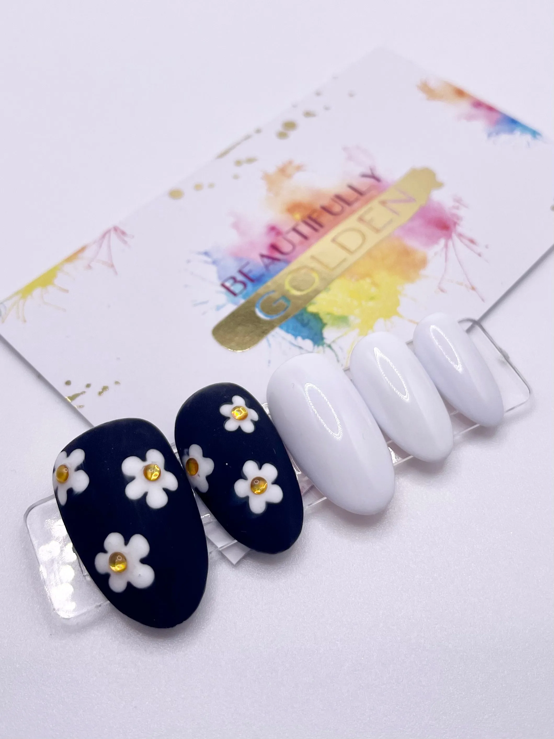 Black and White Daisies