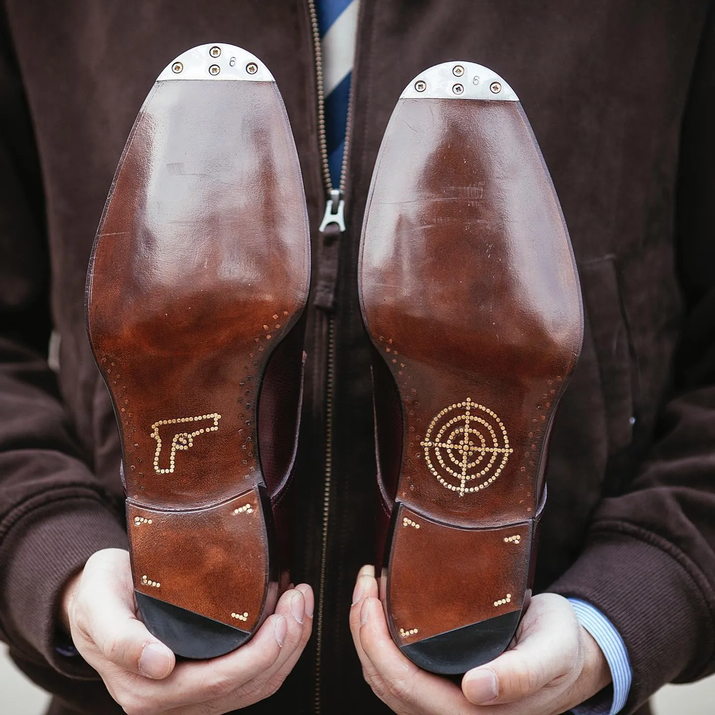 Black Italian Leather Latrobe Slip On Penny Loafers- Goodyear Welted Fiddle Back Violin Sole