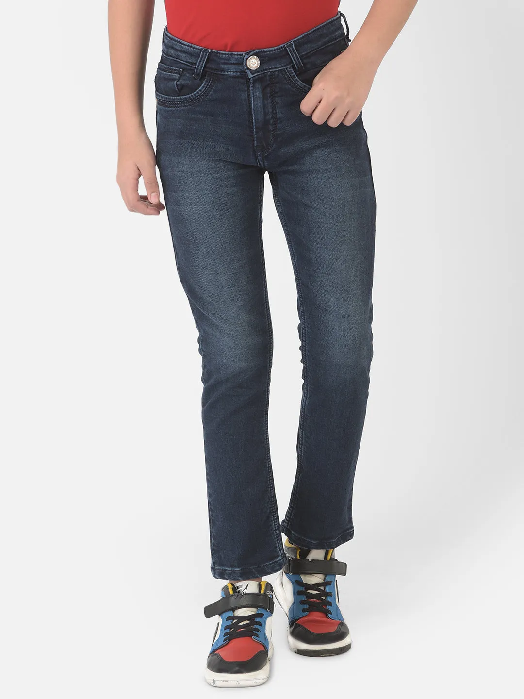Blue Light Faded Jeans