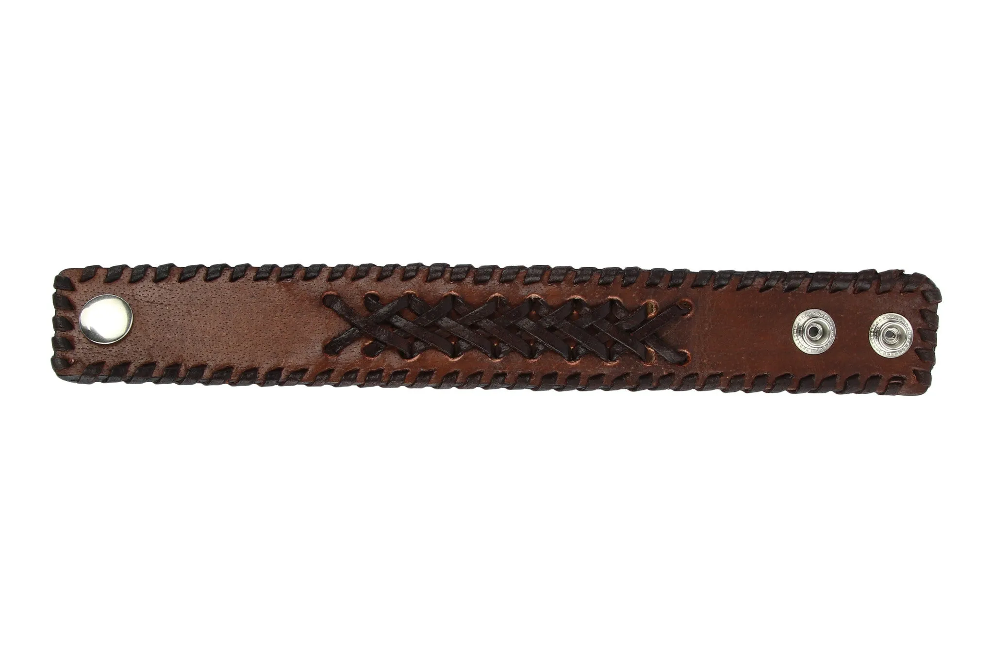 Casual Fashion Leather Wrist Band with Braided design