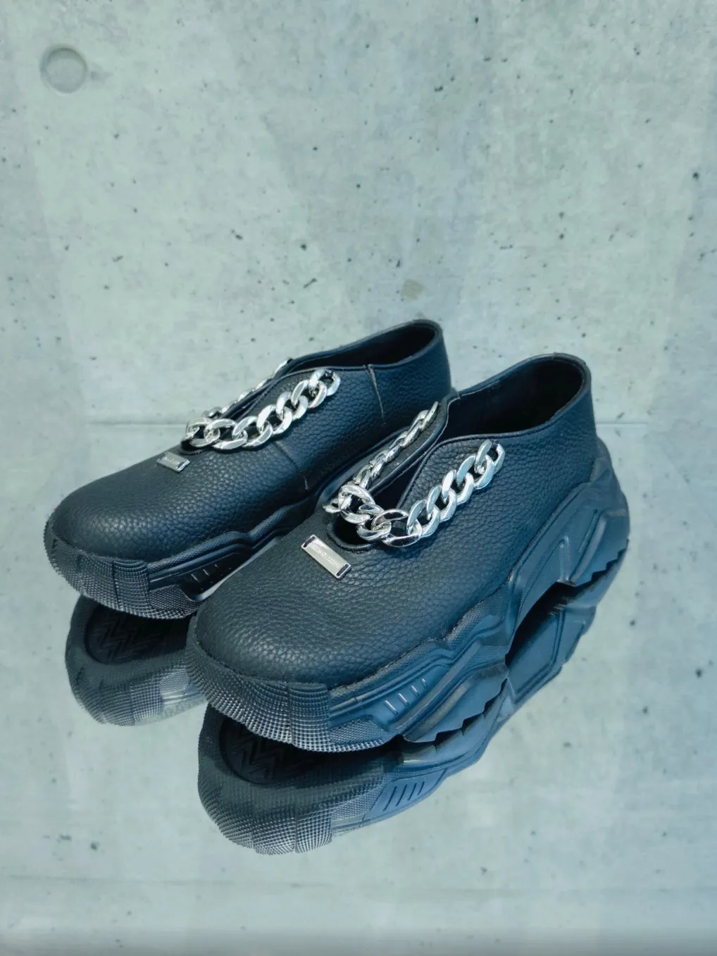 Chain Slit Airy Shoes_Original