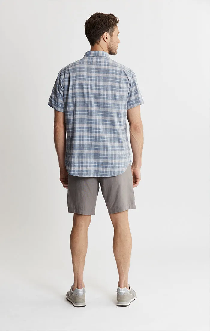 Cotton Linen Short Sleeve Shirt