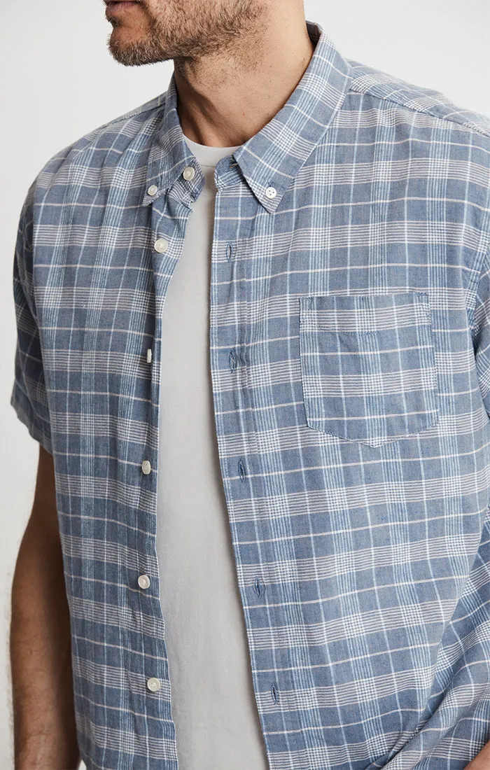 Cotton Linen Short Sleeve Shirt