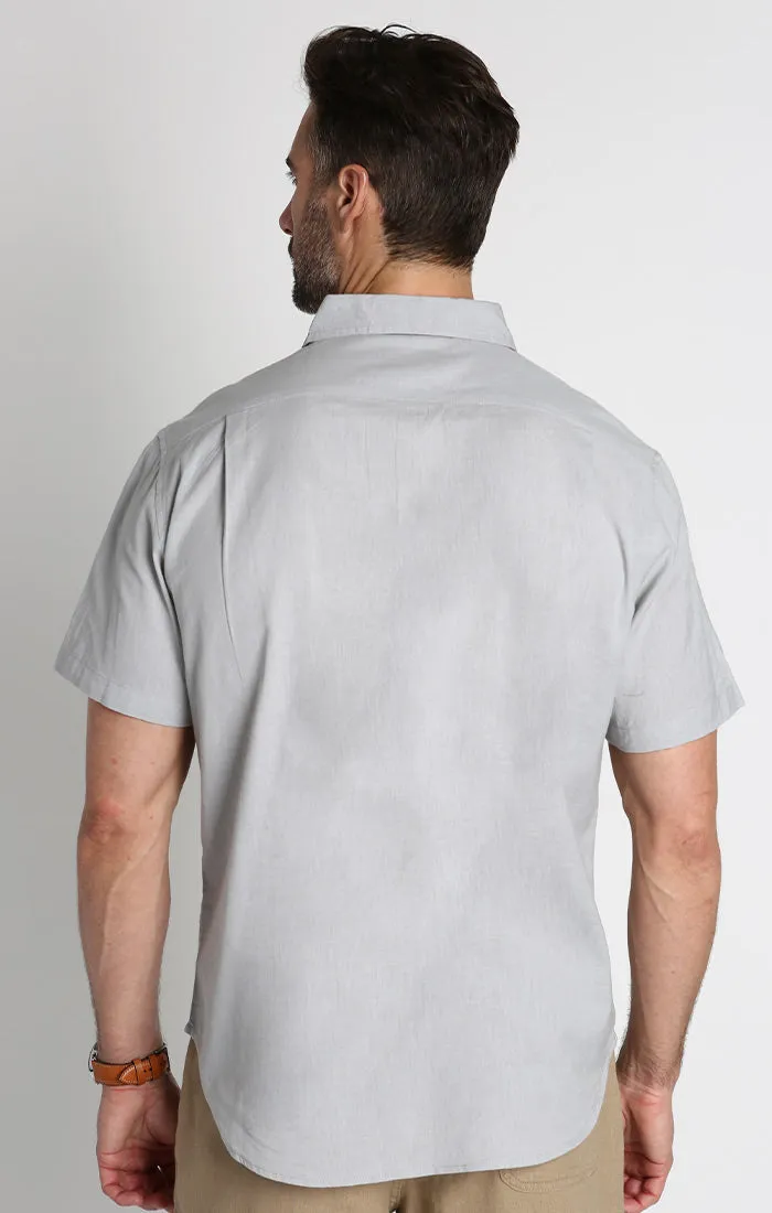 Cotton Linen Short Sleeve Shirt