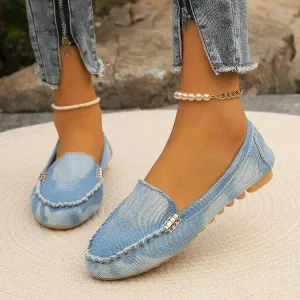 Elegant round toe loafers