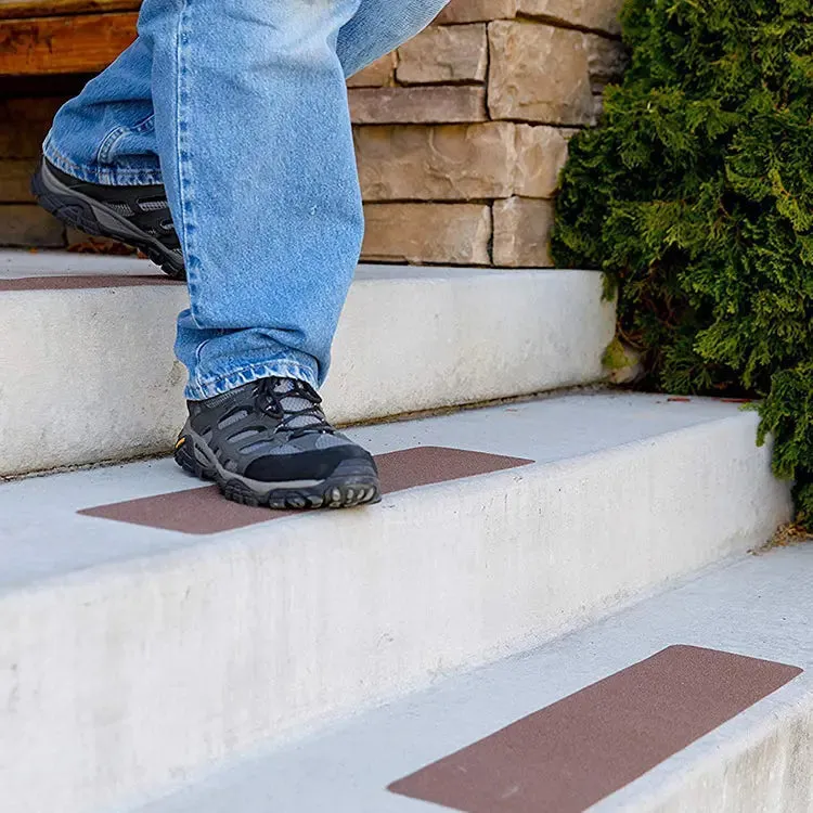 Friction Anti Slip Tape for Slippery floors, Staircase, Ramps, Indoor, Outdoor  - Brown