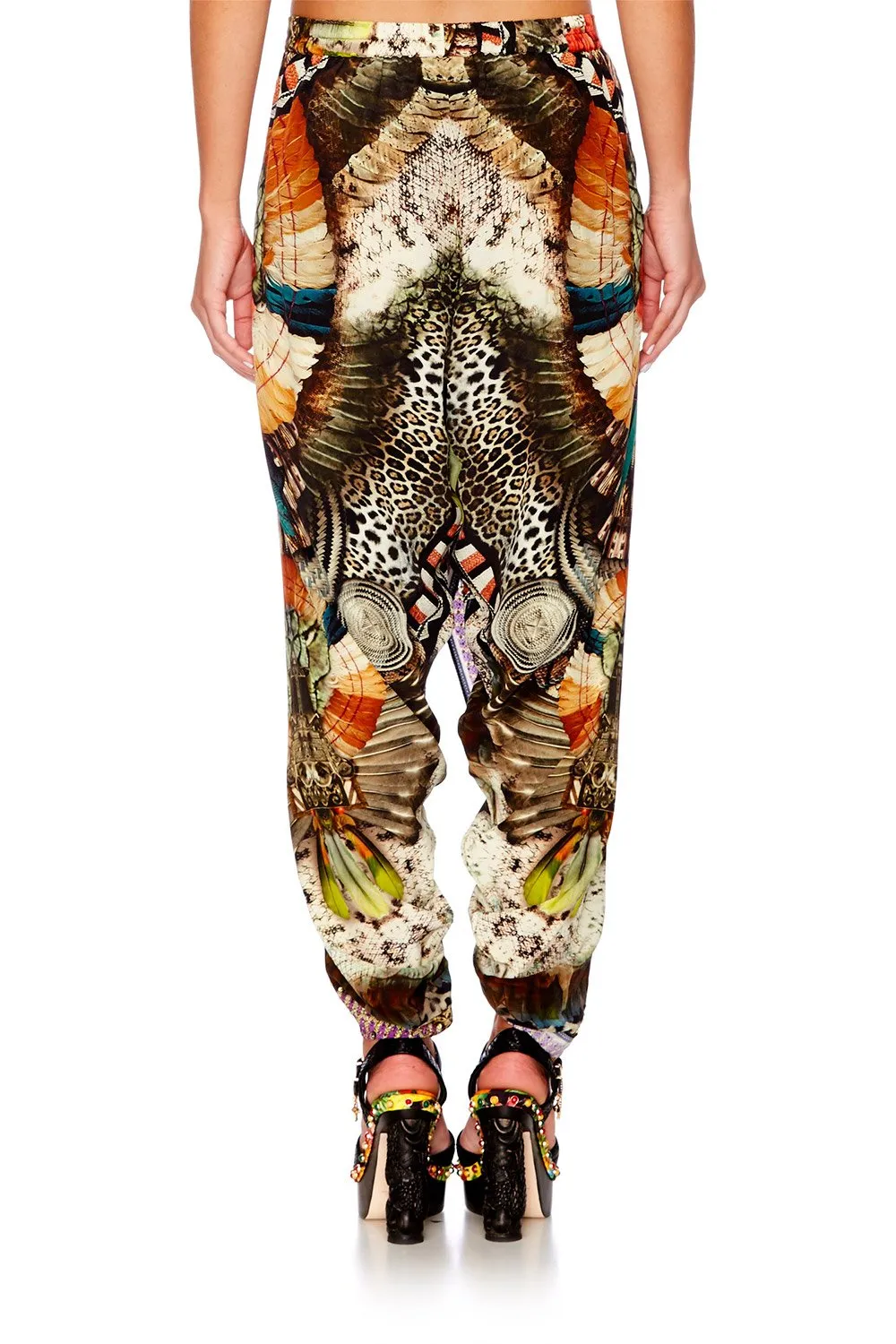 GATHERED WRAP FRONT TROUSER LIGHT MY FIRE