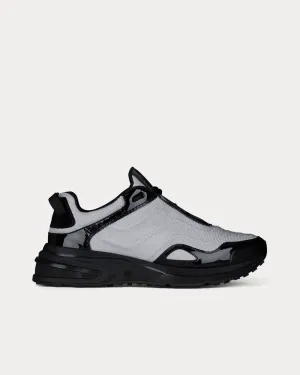 GIV 1 Light Technical Canvas & Patent Leather Metalic Low Top Sneakers