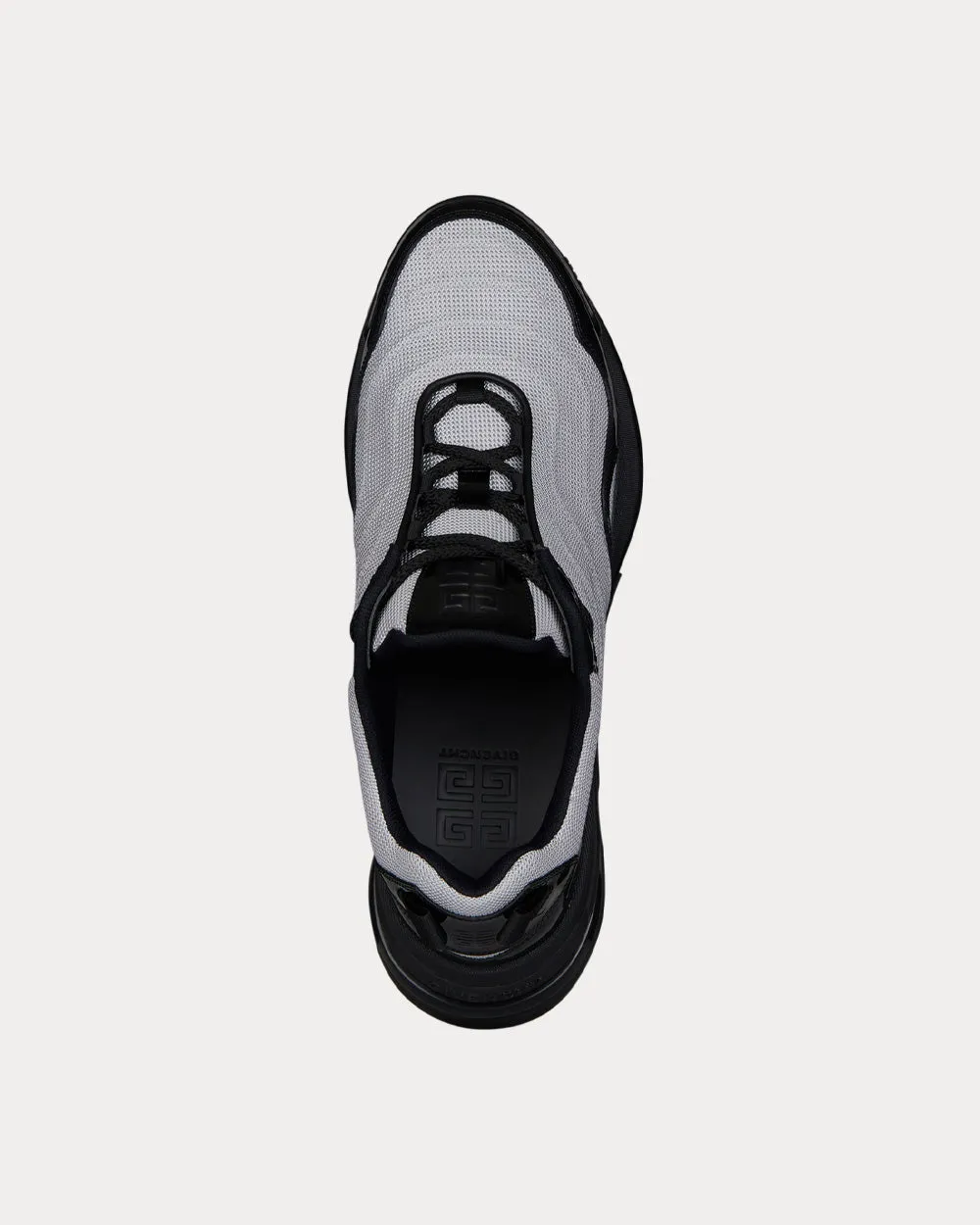 GIV 1 Light Technical Canvas & Patent Leather Metalic Low Top Sneakers