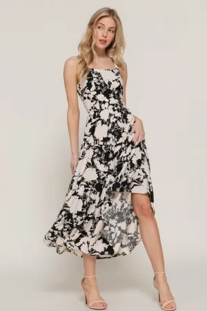 Here To Stay Floral Midi Dress