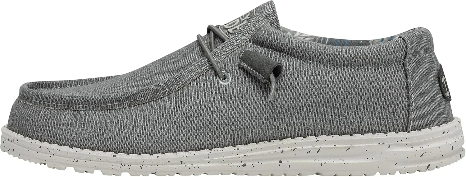Hey Dude Men's Wally Stretch | Men's Loafers | Comfortable & Light-Weight