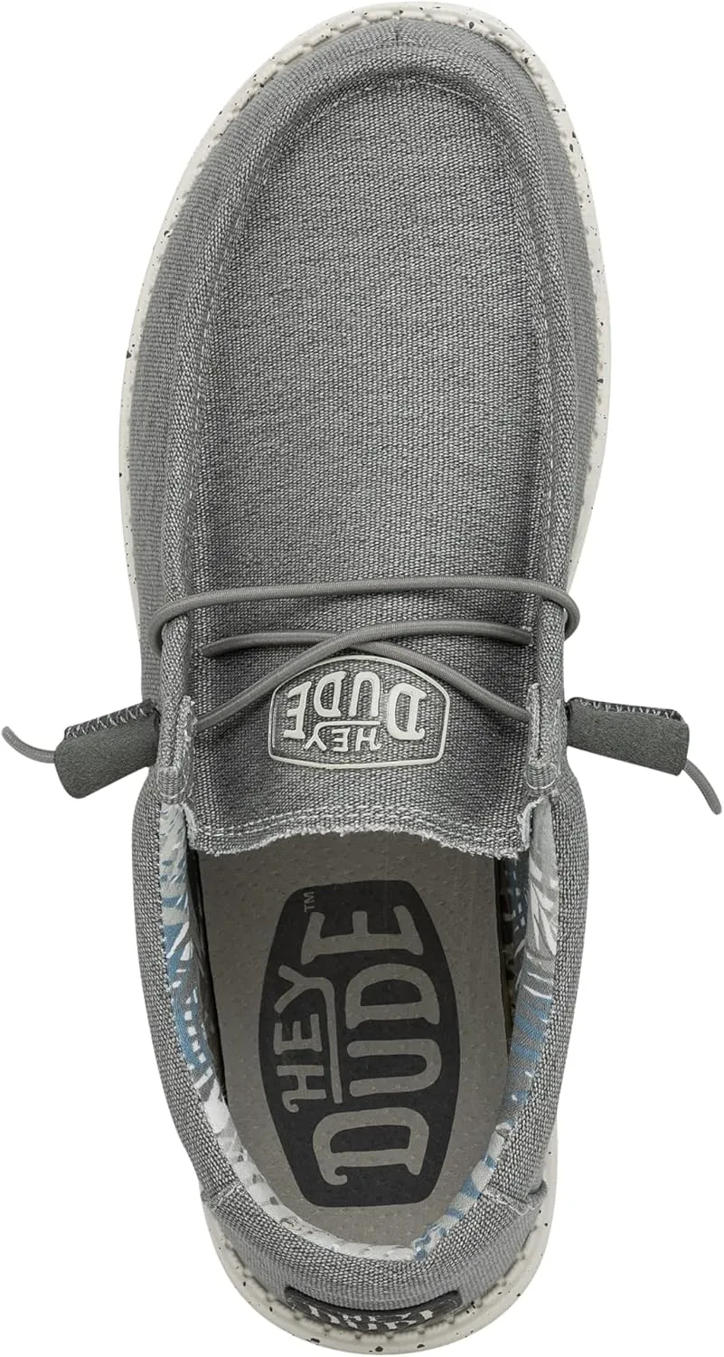 Hey Dude Men's Wally Stretch | Men's Loafers | Comfortable & Light-Weight