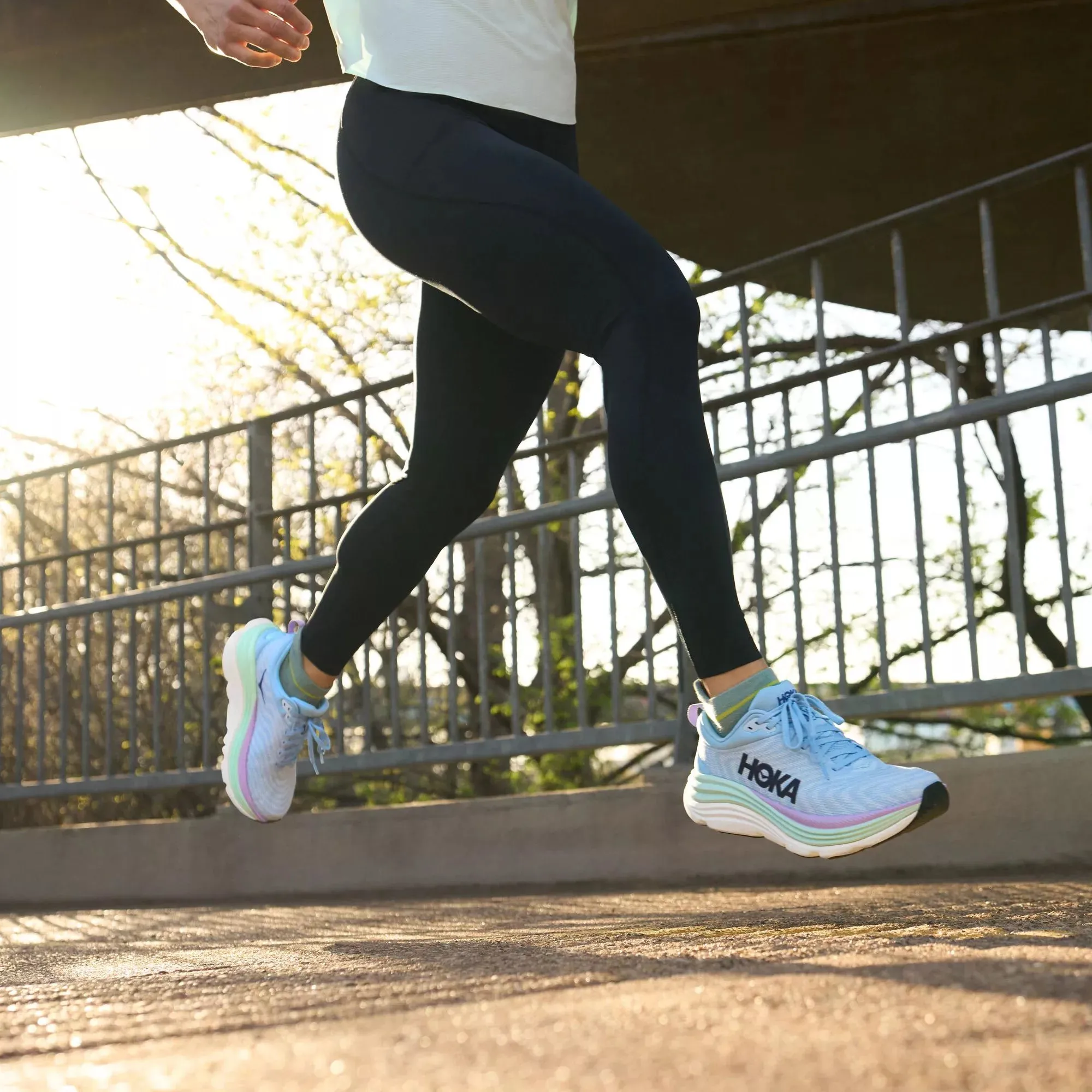 Hoka Womens Gaviota 5- Airy Blue/Sunlit Ocean (1134235-ABSO)