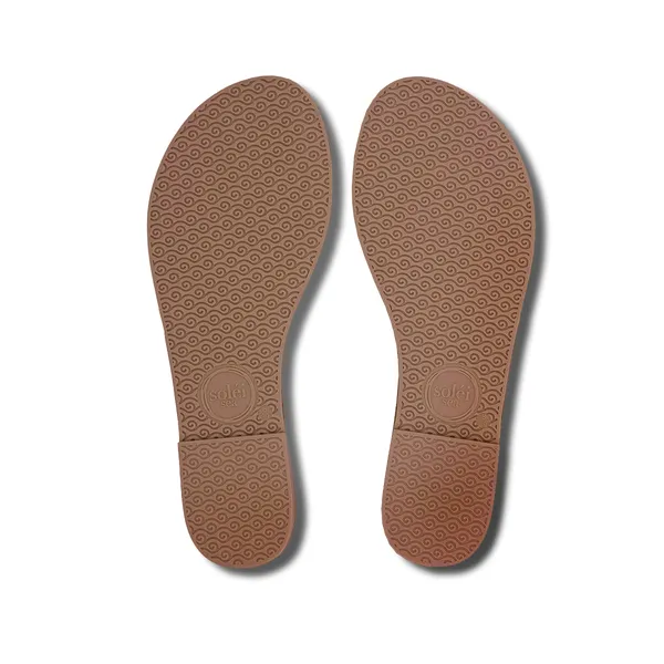 Indie Classic Thin Strap Sandal Nude With Pink