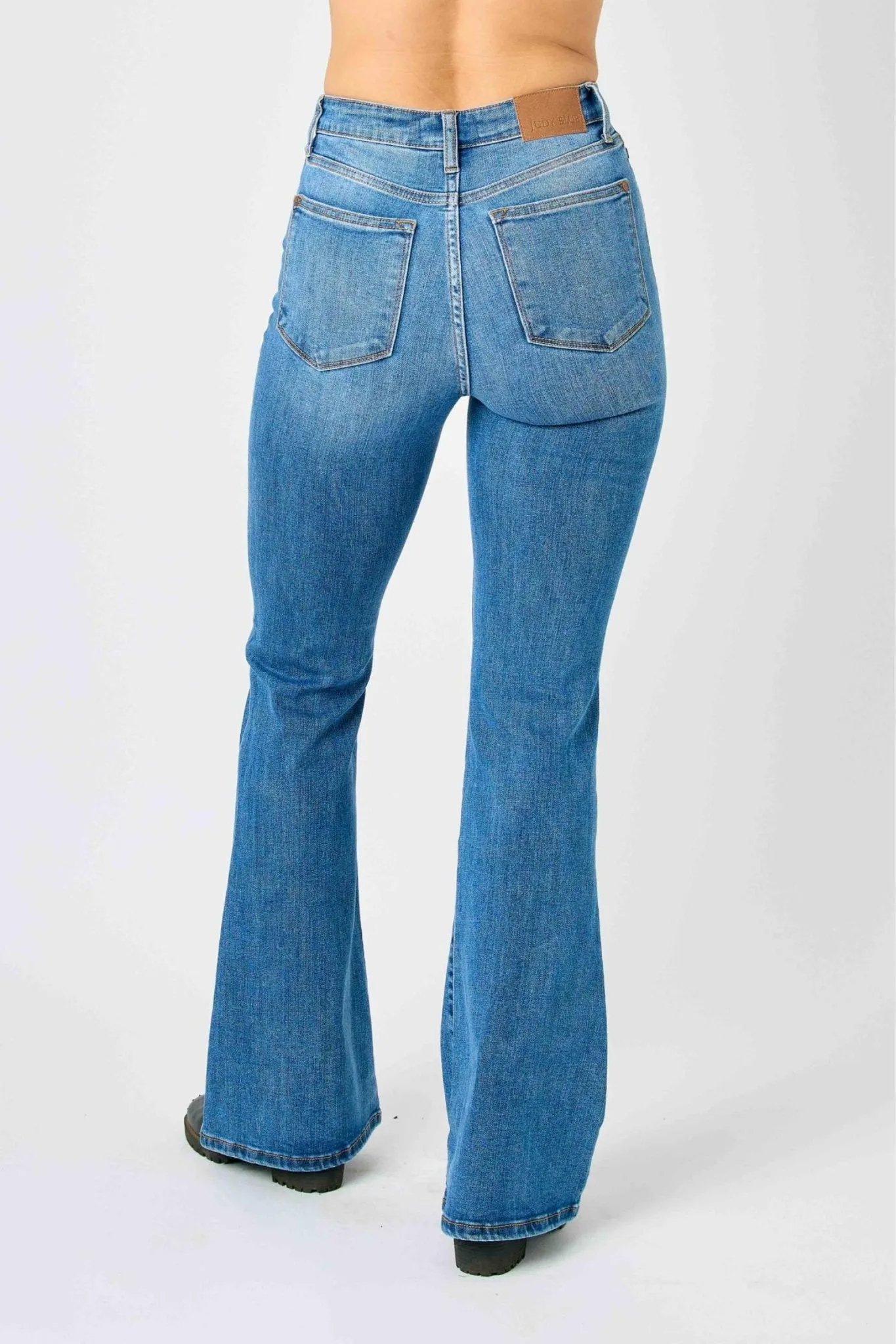 Judy Blue Harlow High Rise Mini Flare Jean