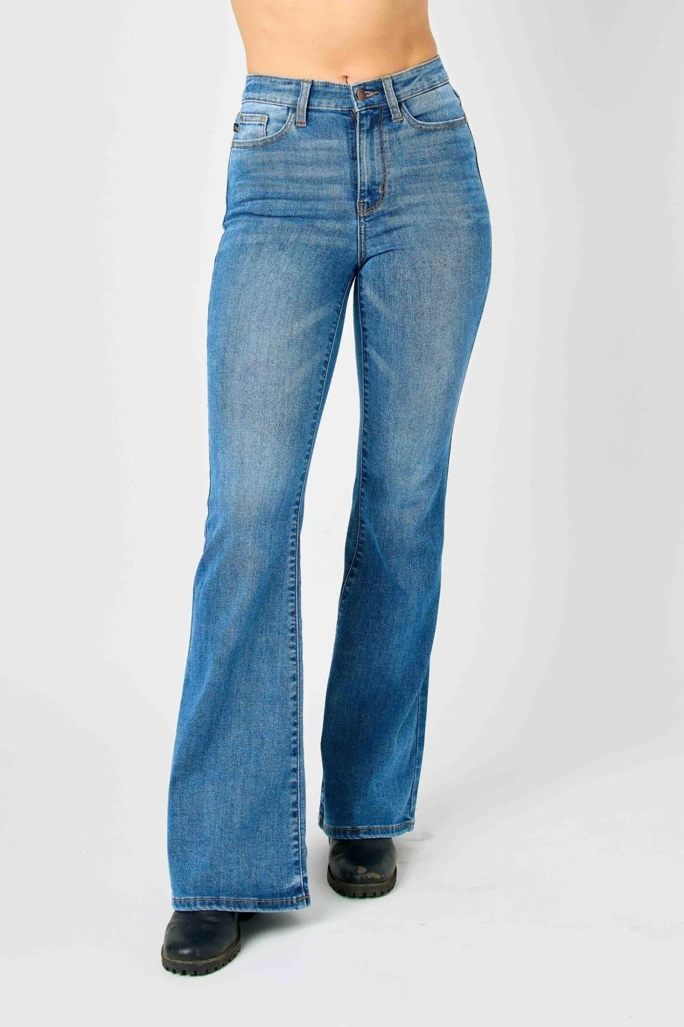 Judy Blue Harlow High Rise Mini Flare Jean