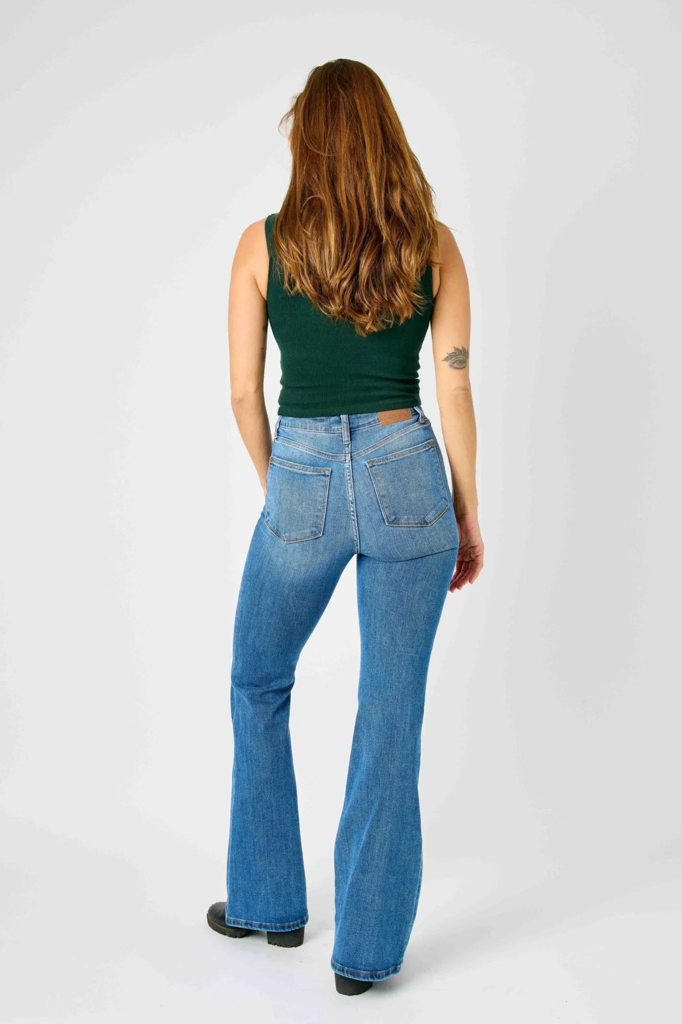 Judy Blue Harlow High Rise Mini Flare Jean