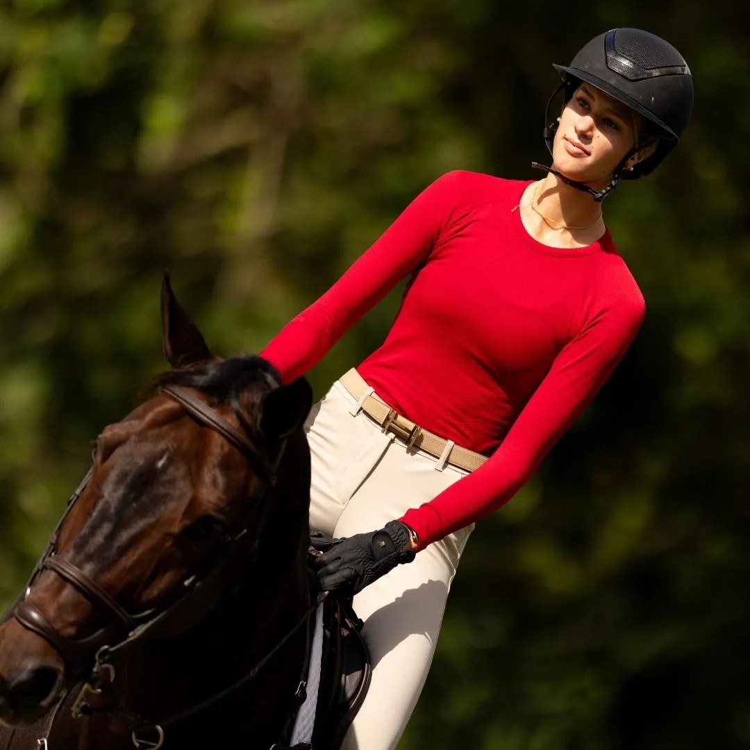 Kennedy Seamless 2.0 Longsleeve - Sour Cherry - Ladies