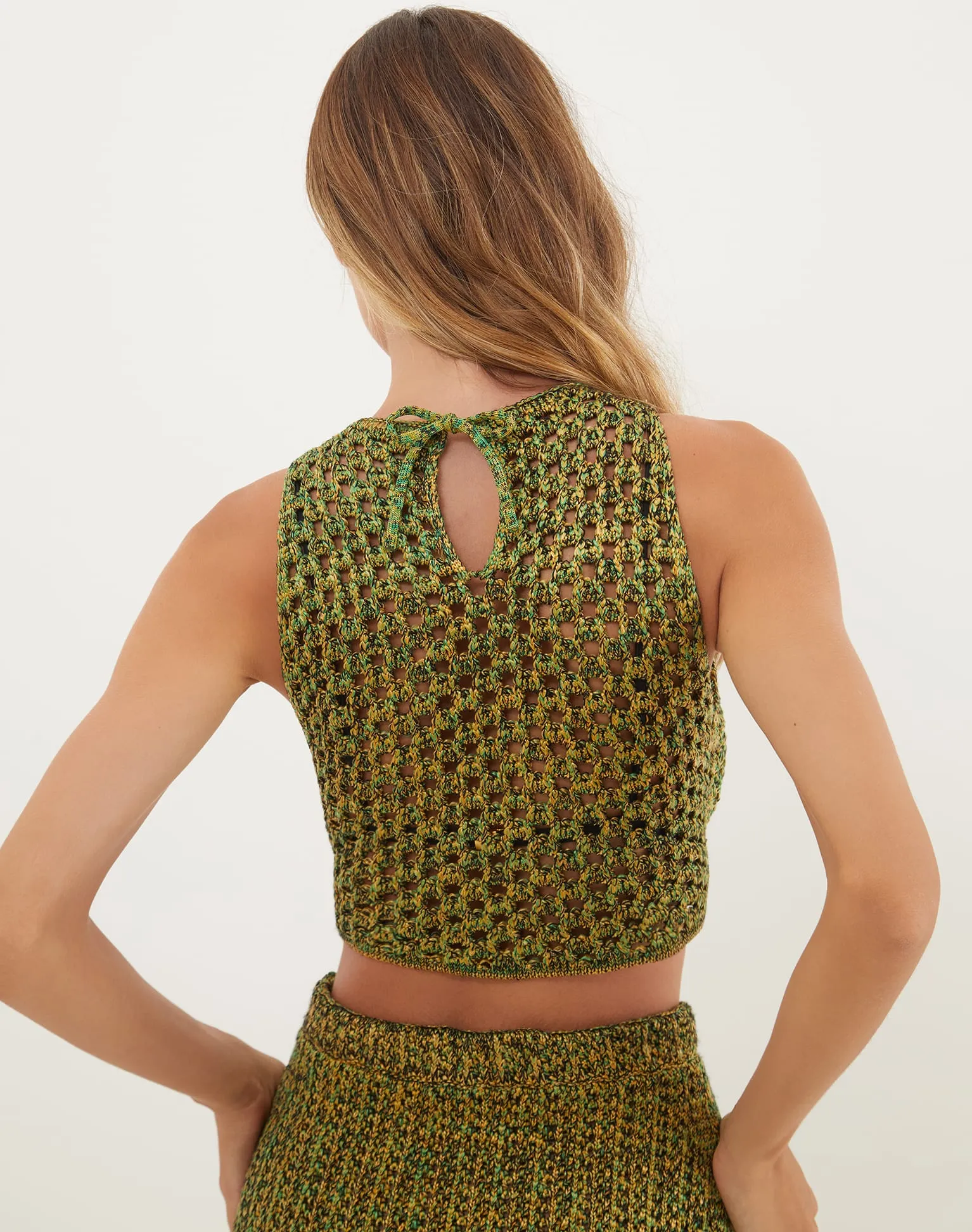 Knit Aria Blouse - Green