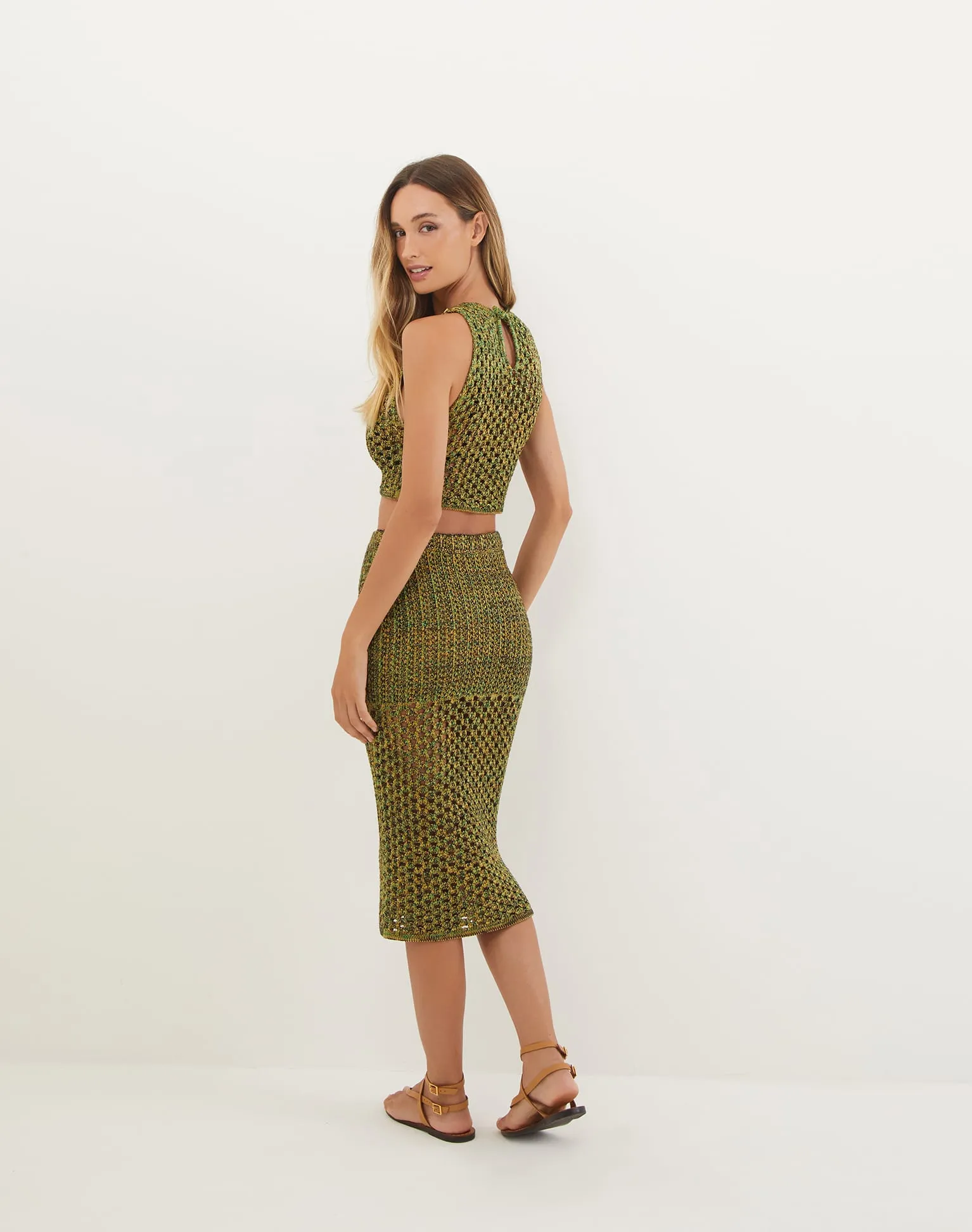 Knit Aria Blouse - Green