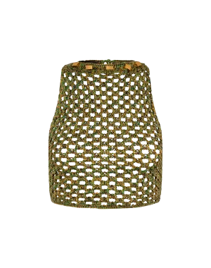 Knit Aria Blouse - Green