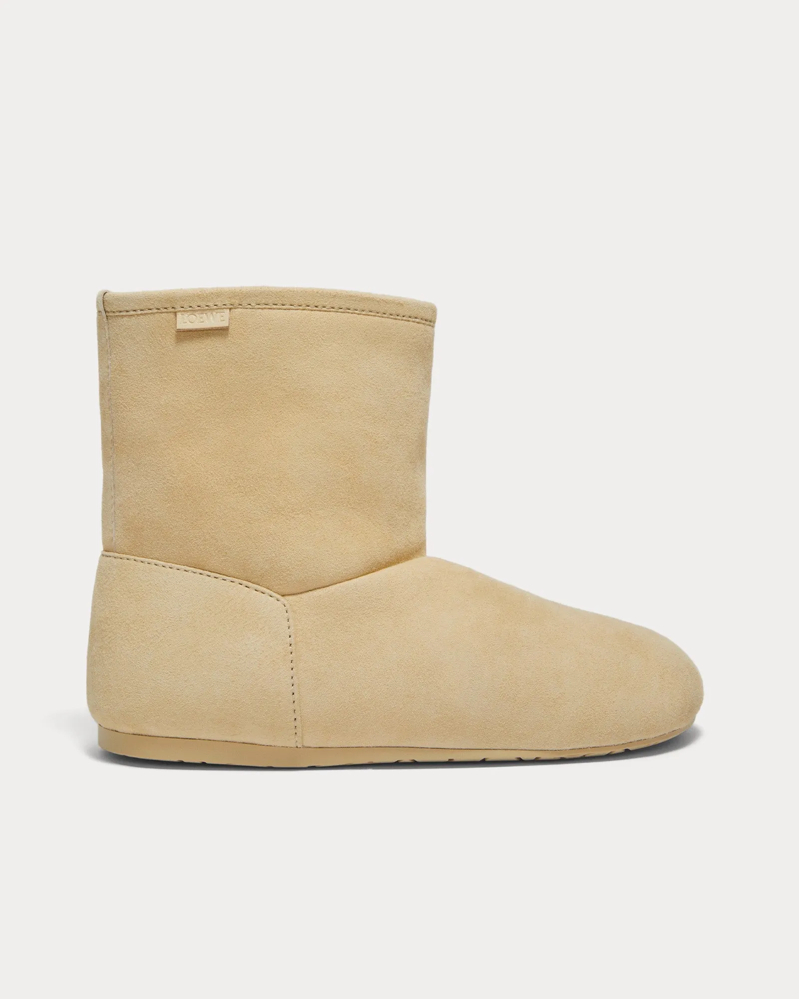 Lago Suede & Shearling Medium Concealer Boots