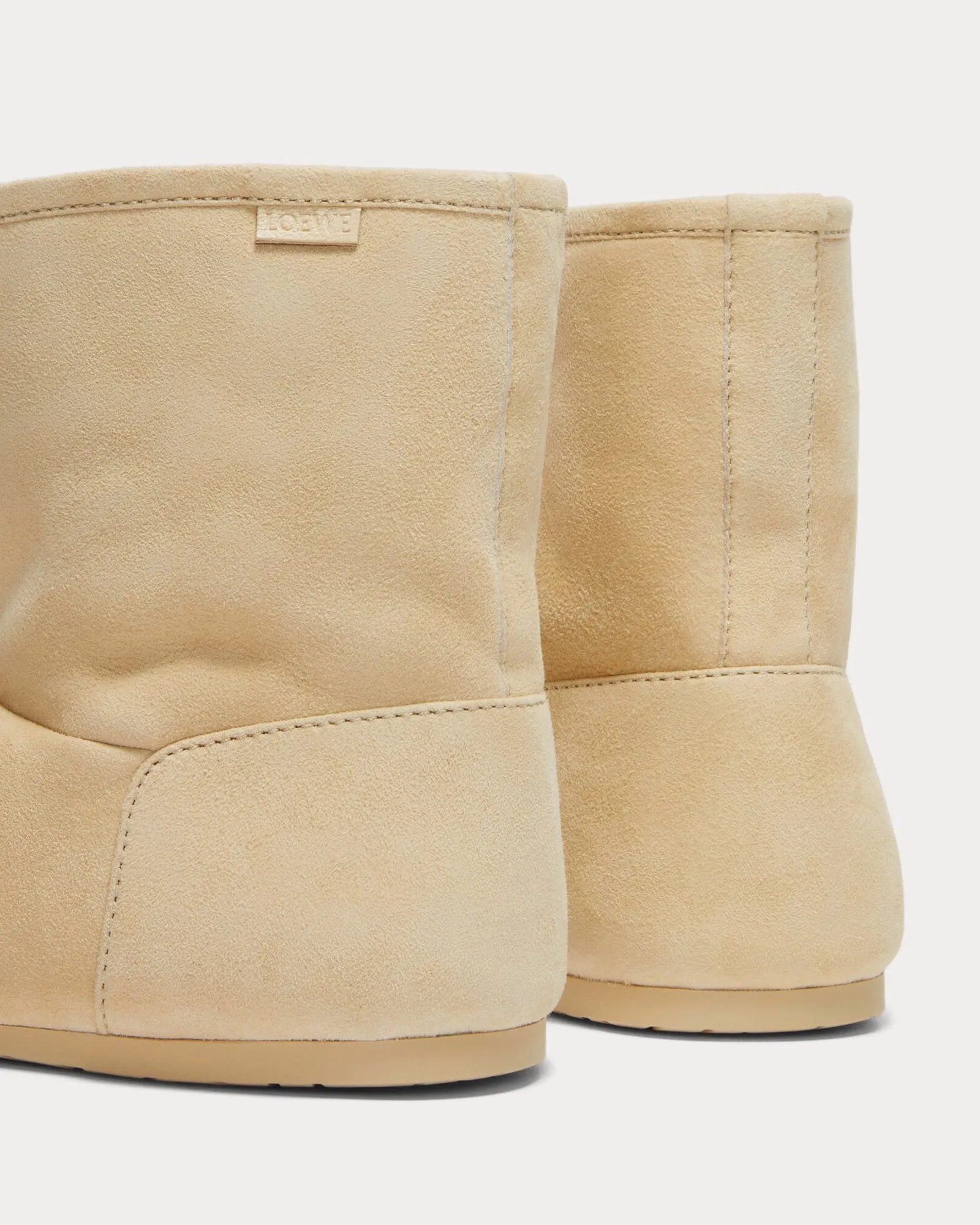 Lago Suede & Shearling Medium Concealer Boots