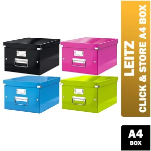 Leitz Click & Store Large A4 Storage Box  (Choose Colour)