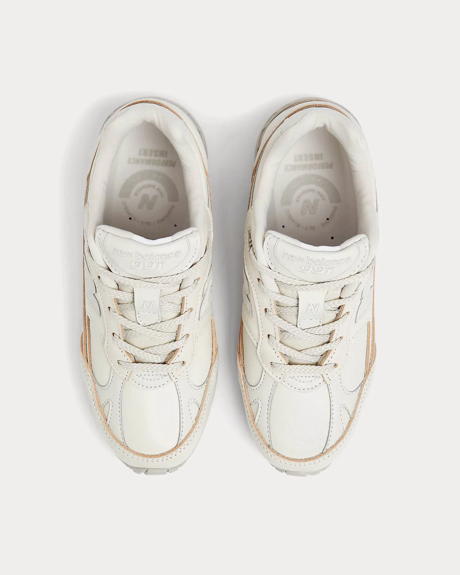 MADE in UK 991v1 Contemporary Luxe Light Grey / Moonbeam / Pumice Stone Low Top Sneakers