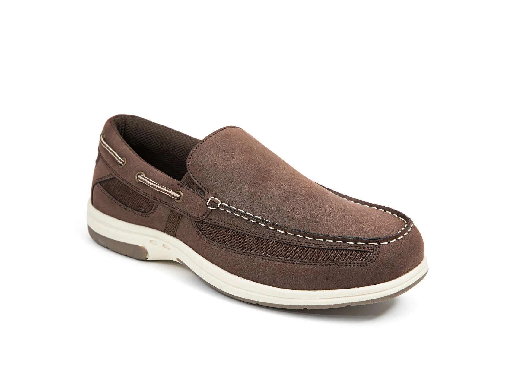 Men's Bowen Memory Foam Casual Comfort Boat Shoe Loafer