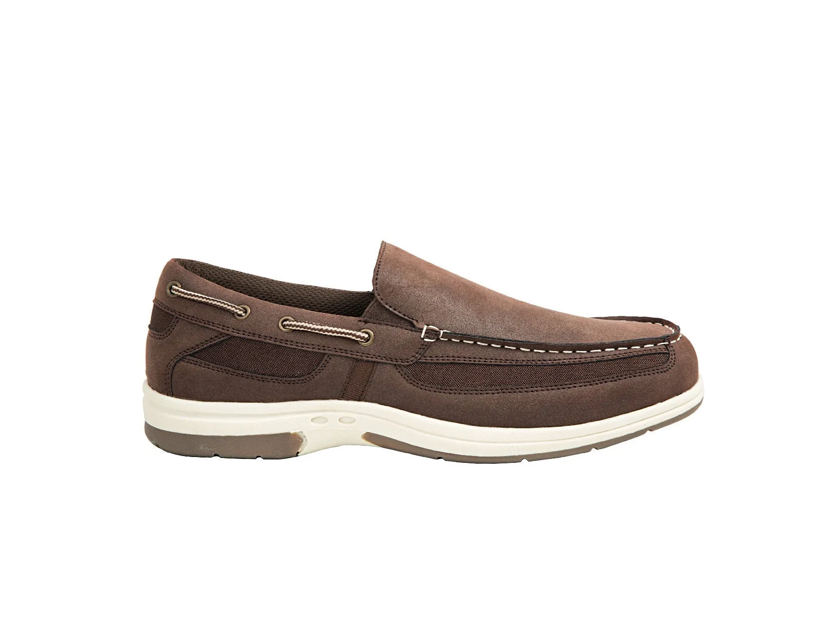 Men's Bowen Memory Foam Casual Comfort Boat Shoe Loafer