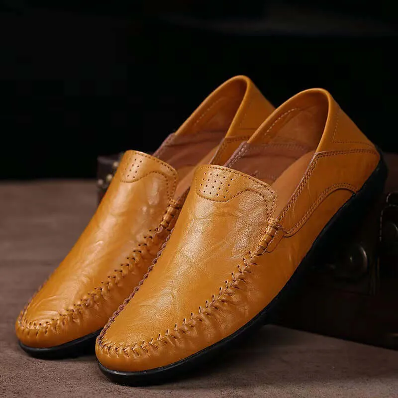 Men's Classic Formal Leather Loafers: Elegant & Comfortable