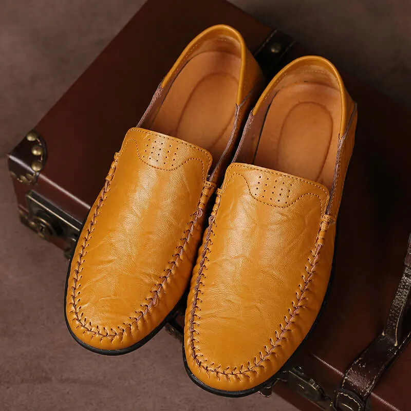 Men's Classic Formal Leather Loafers: Elegant & Comfortable