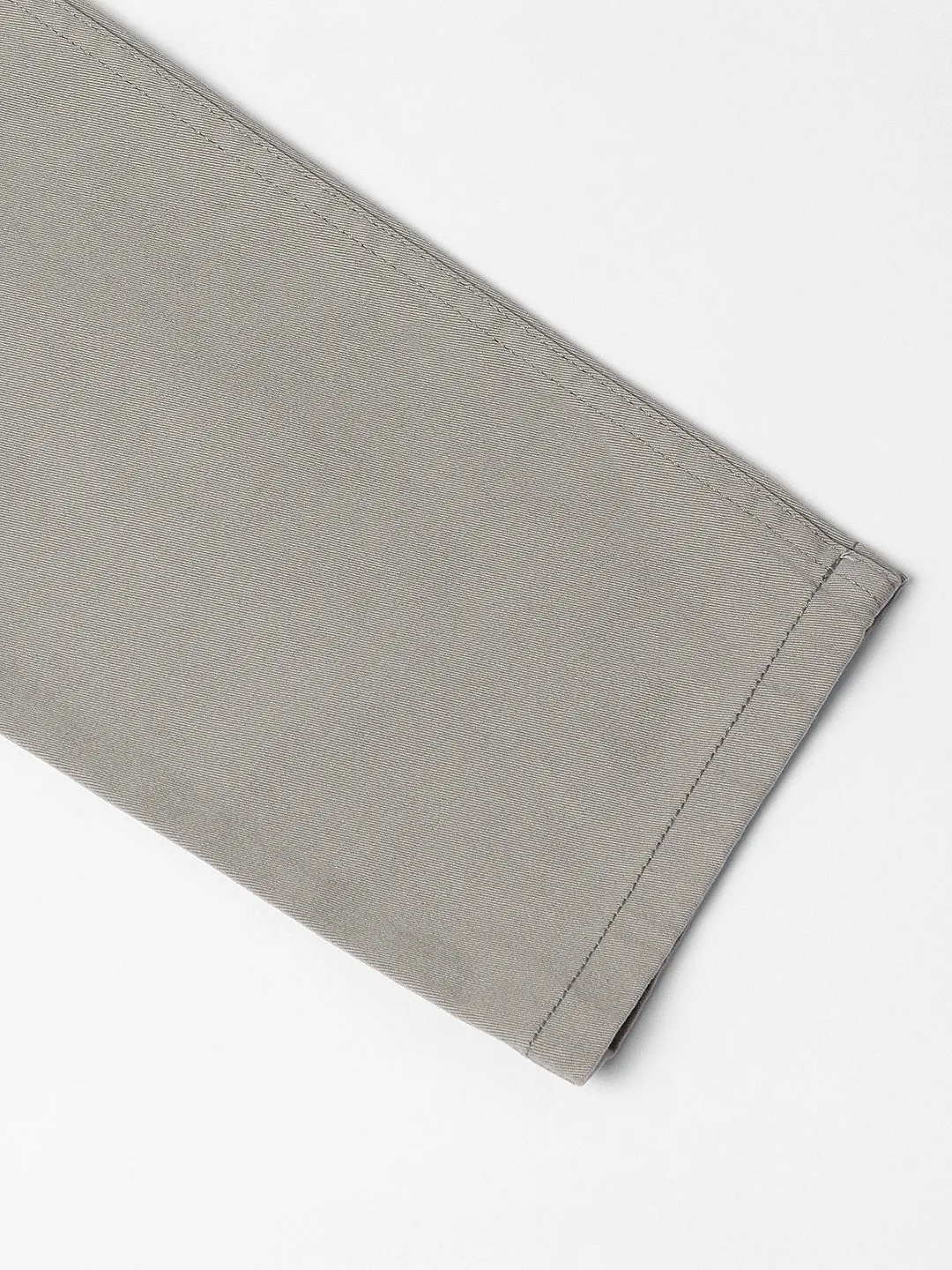 Men's Grey Smart Slim Fit Cargo Trouser