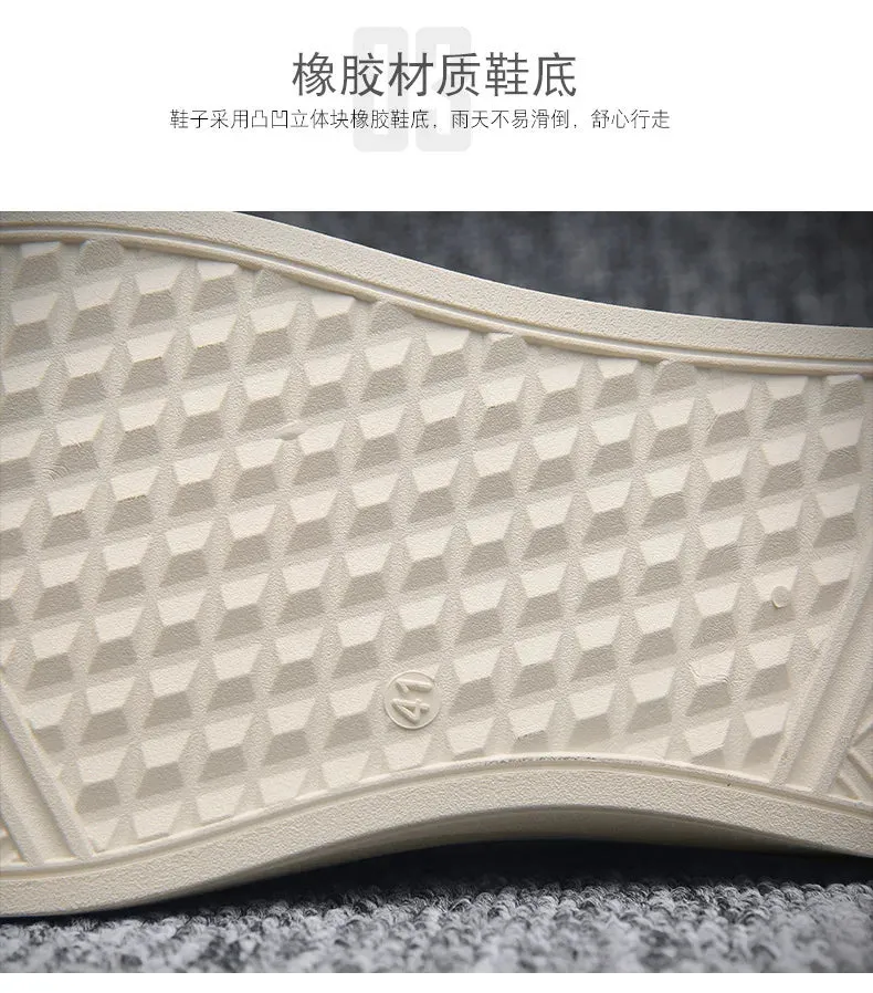 Men's Sneakers Trendy White Lightweight Casual Shoes 2024 Comfortable Slip-on Men Vulcanized Shoes Designer Leather Shoes Tenis