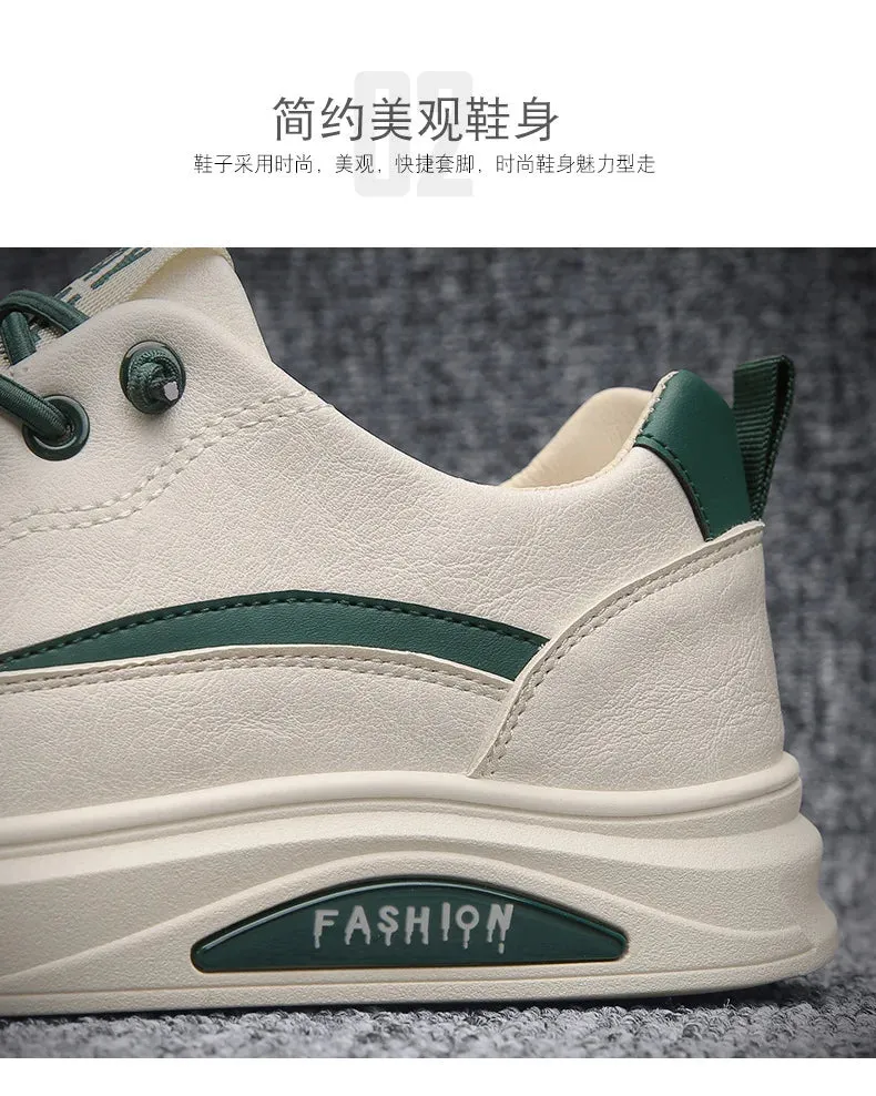 Men's Sneakers Trendy White Lightweight Casual Shoes 2024 Comfortable Slip-on Men Vulcanized Shoes Designer Leather Shoes Tenis