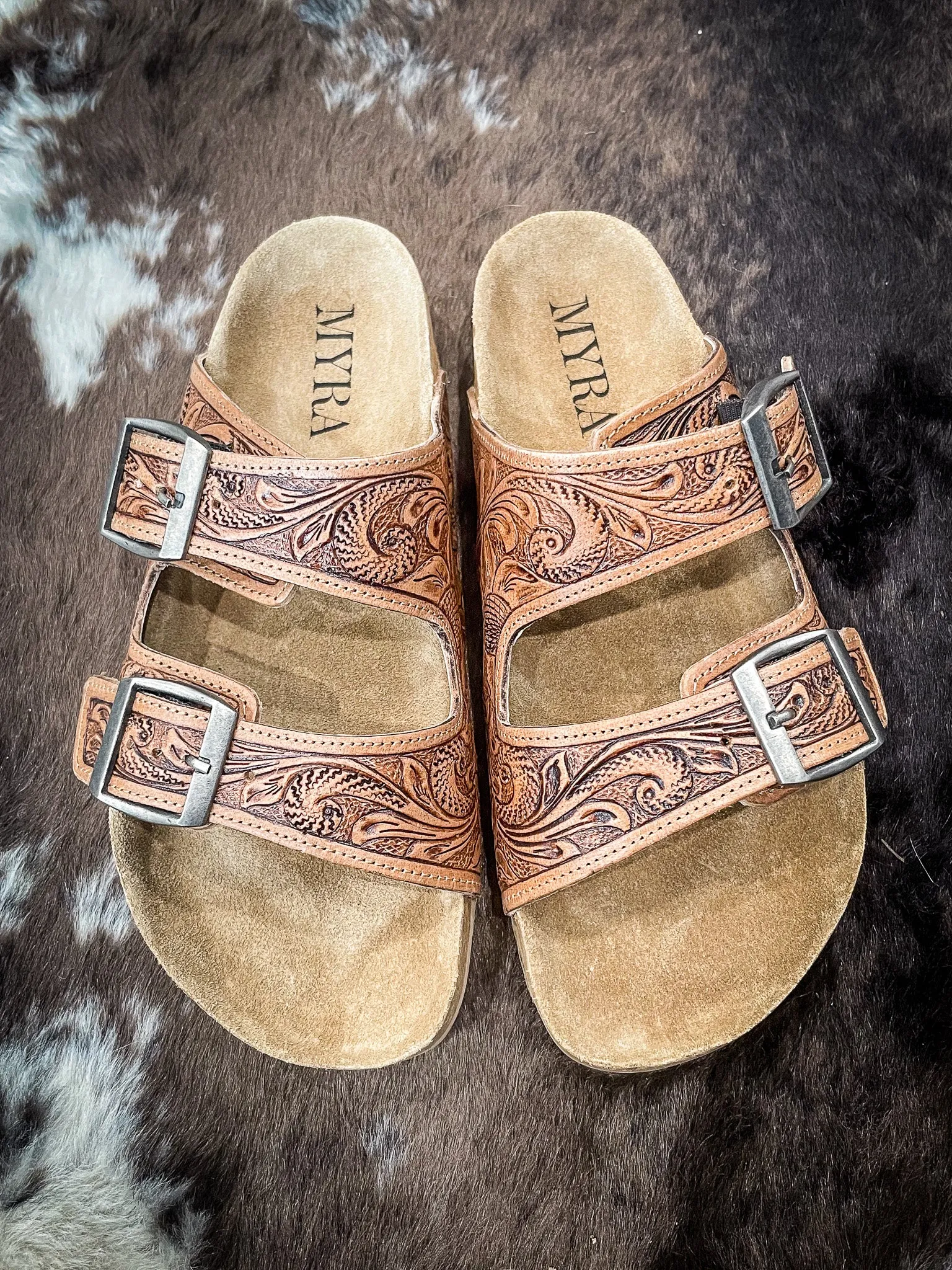 Myra Bag - Footo Western Hand-Tooled Sandals
