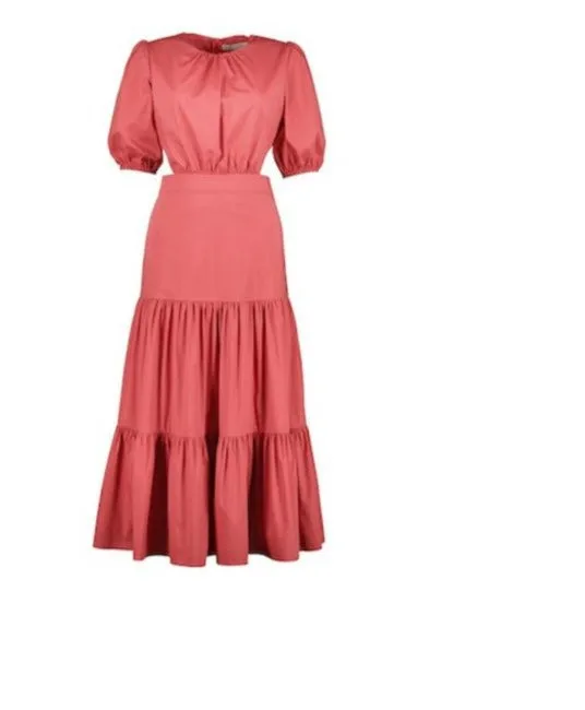 Nadia Cutout Poplin Dress