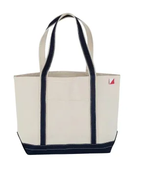 Navy Classic Canvas Medium Tote Bag