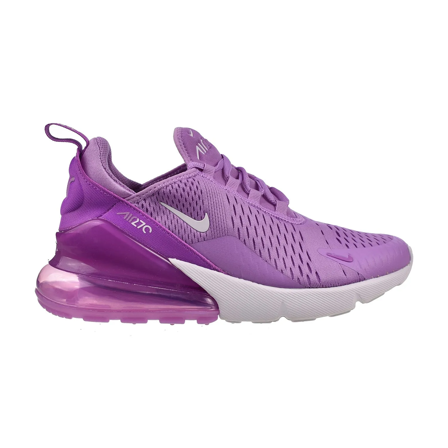 Nike Air Max 270 (GS) Big Kids' Shoes Rush Fuchsia-White