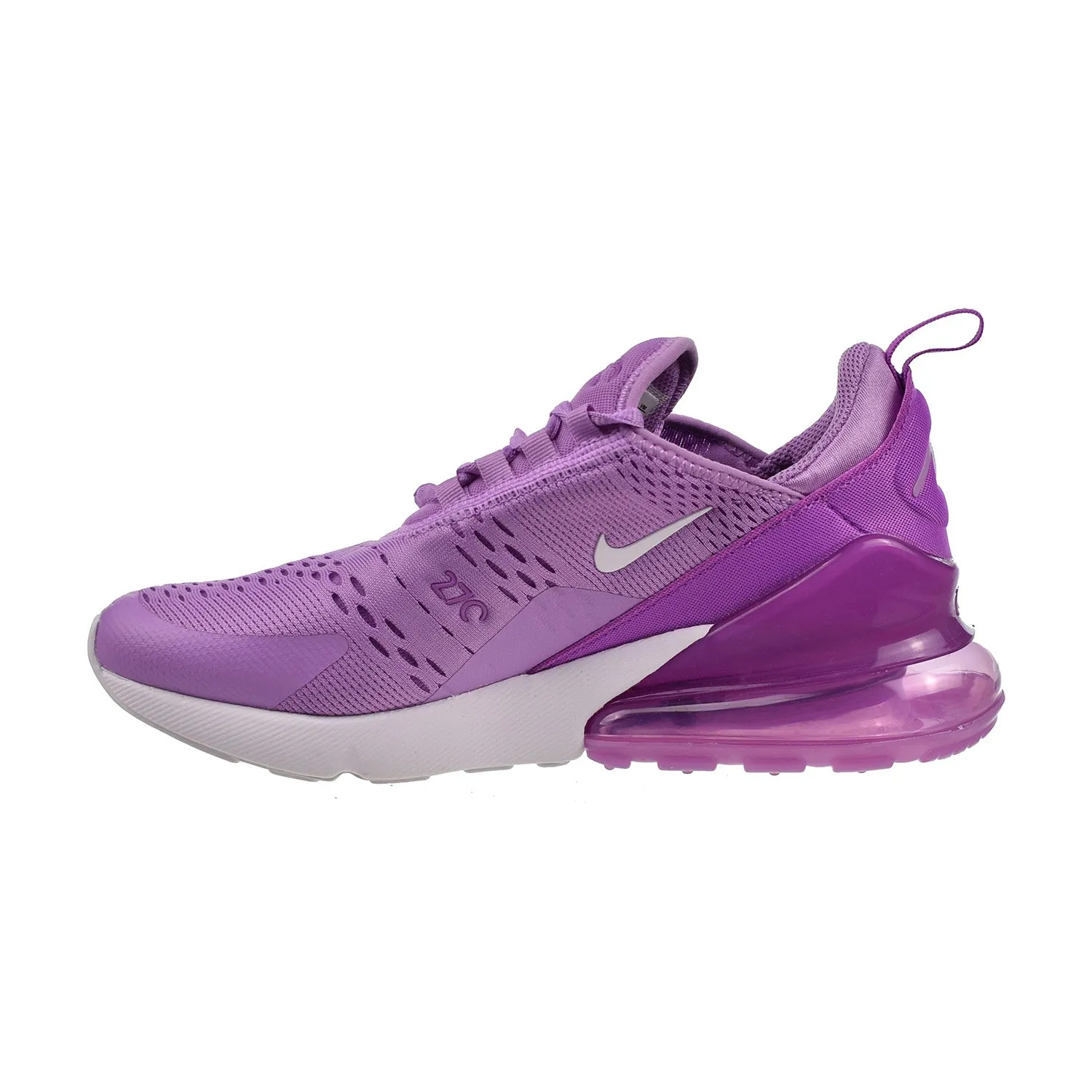 Nike Air Max 270 (GS) Big Kids' Shoes Rush Fuchsia-White